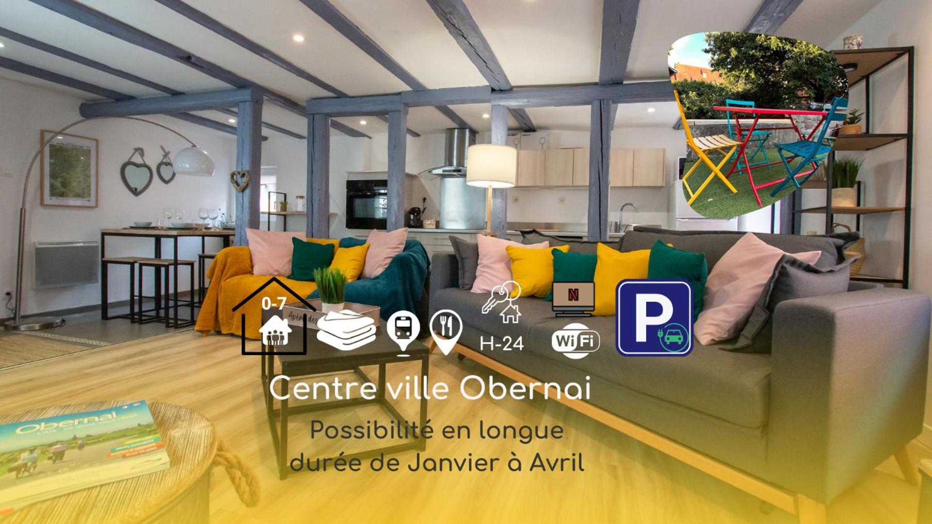 Le Nid Cosy D'Obernai /2Min Centre Ville/Parking Εξωτερικό φωτογραφία